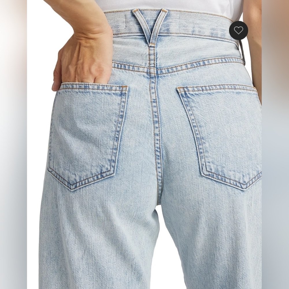 Size 27 - Veronica Beard Taylor High-Rise Relaxed Wide-Leg Jeans - Picture 7 of 16